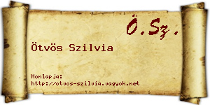 Ötvös Szilvia névjegykártya